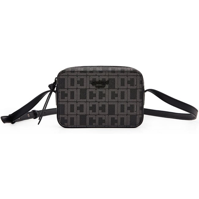 Bolsa Crossbody Colcci New Monograma Ou25 Preto Feminino