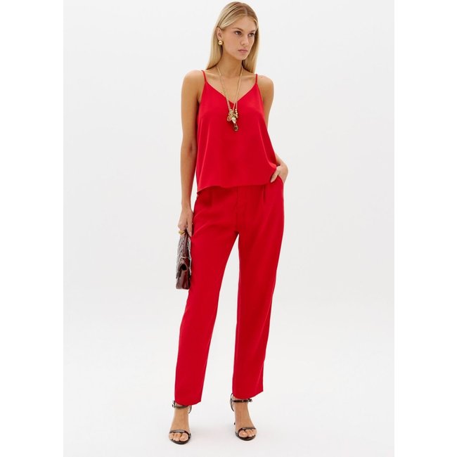 Calça Carrot Alfaiataria Cintura Média Lança Perfume