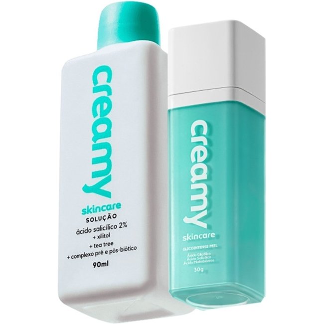 Kit Creamy Skincare Glicointense Peel e Ácido Salicílico (2 produtos)