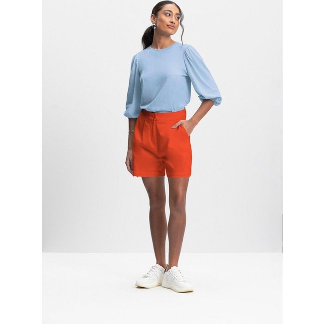 Blusa Feminina em Malha Essendi - Azul Claro Azul