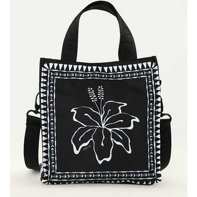Bolsa Feminina FARM Mimo Hibisco Sur Preta