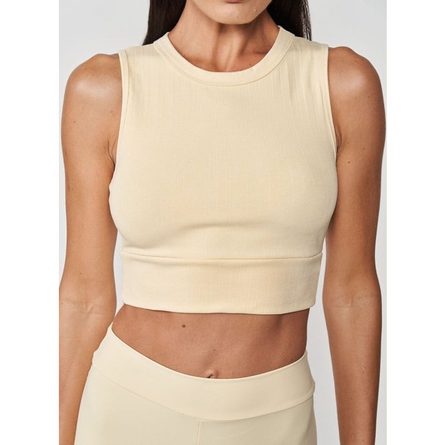 Top Comfort Acinturado Colcci Sport Amarelo