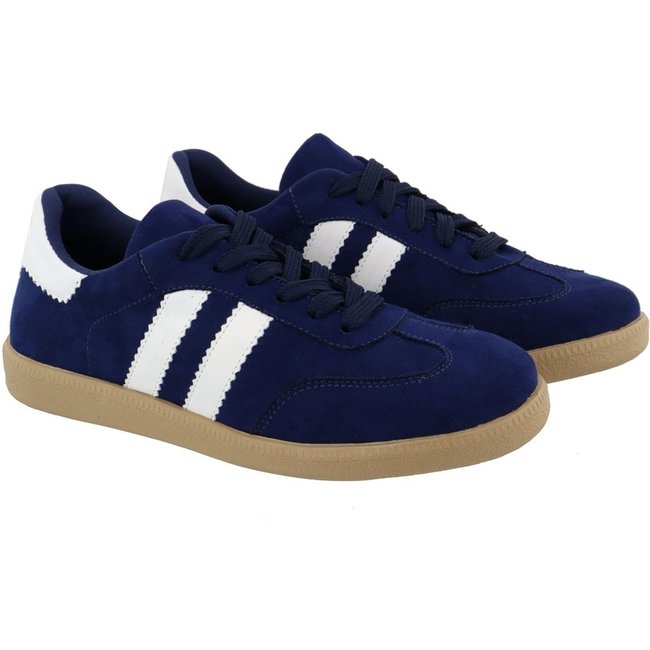 Tênis Feminino Casual Retro Estiloso e Confortável Lançamento Azul
