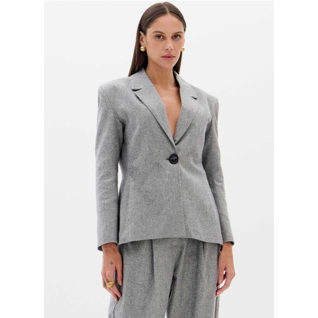 Blazer Slim De Manga Longa Lança Perfume