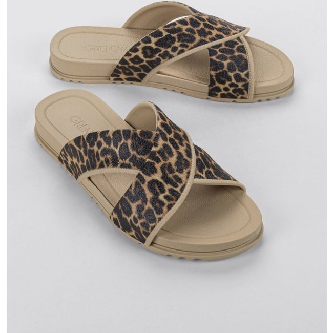 Chinelo Slide Feminino Adulto Grendha Conceito Bege