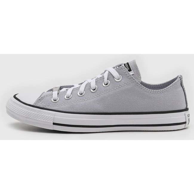 Tênis Feminino Converse Chuck Taylor All Star Cano Baixo Cinza