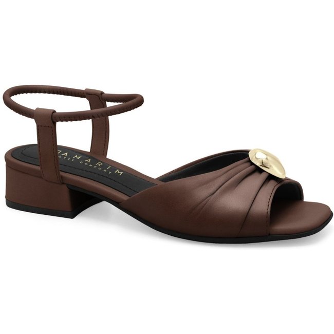 Sandália Feminina Rum Salto Baixo Ramarim 2548105-5
