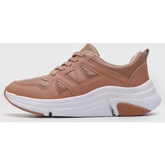 Tênis Feminino Modare Detalhe Perfurado Rosa