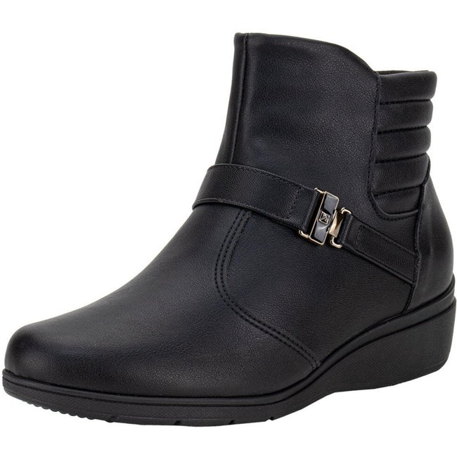 Bota Feminina Cano Baixo Piccadilly 117106 0087106 Preto