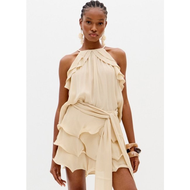 Blusa Alongada Com Babados Lança Perfume