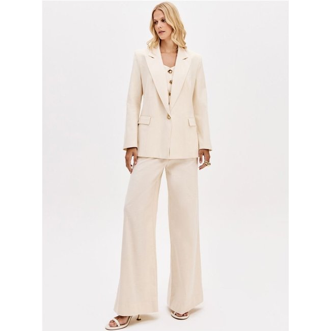 Blazer Alongado Manga Longa Com Botão Lança Perfume