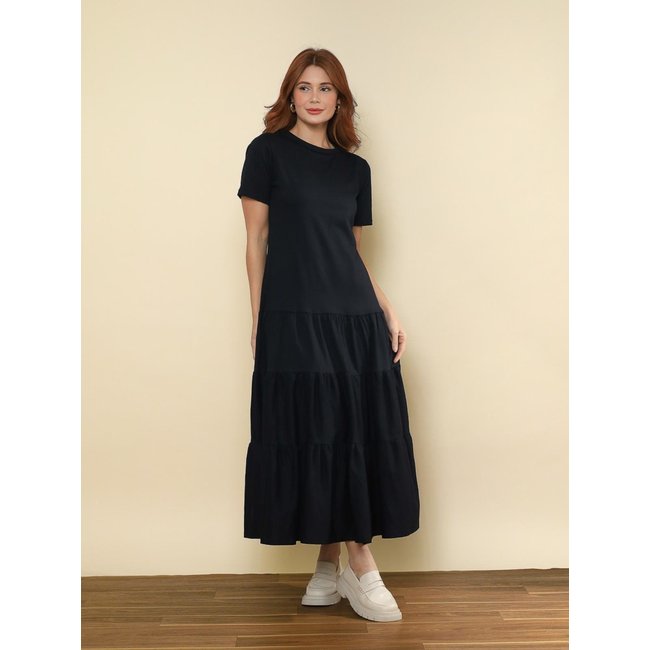 Vestido Amora Malha Preto