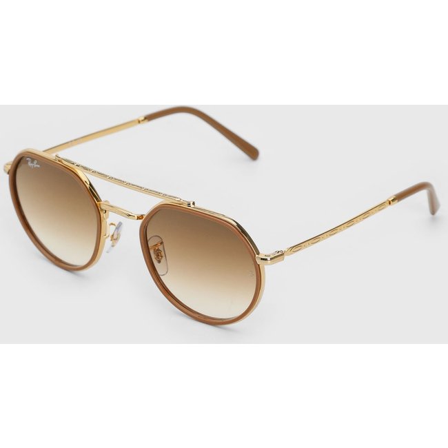 Óculos de Sol Feminino Ray-Ban Armação Metálica Dourada