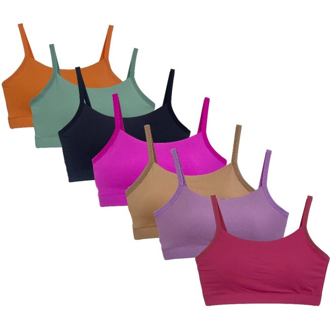 Kit 3 Top com Bojo removivel Top com alça para academia REF167