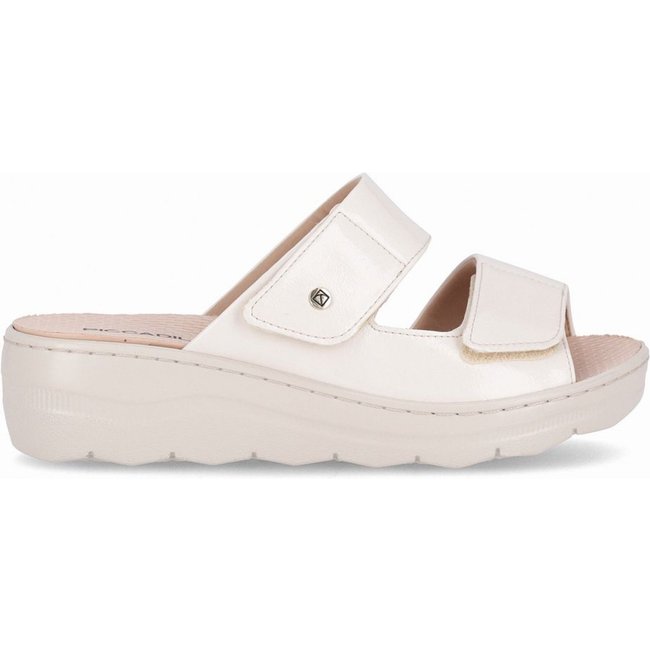 Tamanco Spa Anabela Médio Off White