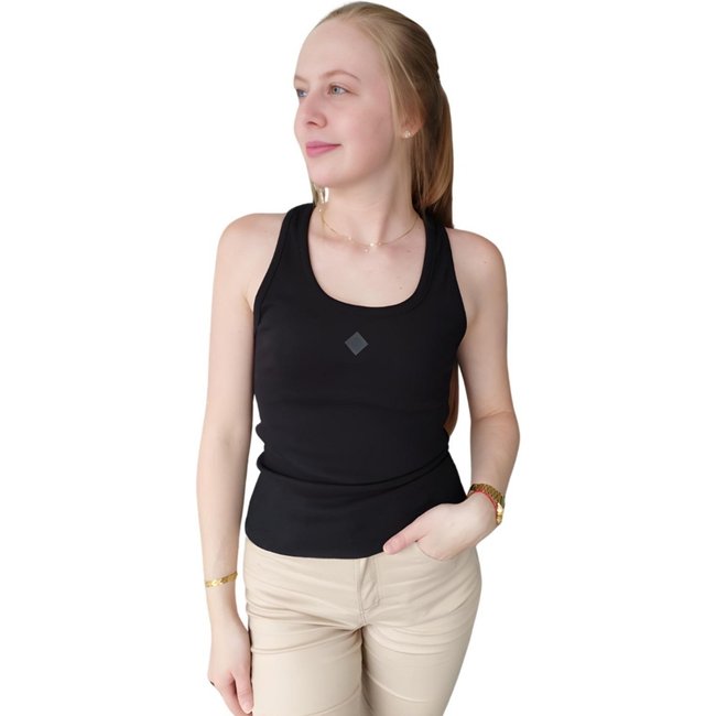 Blusa Regata Feminina Canelada Logo Forum