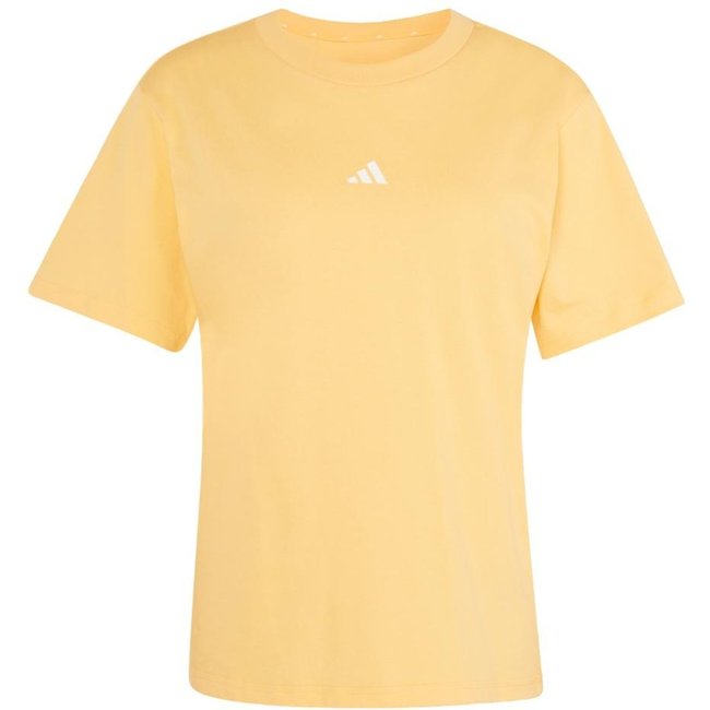Camiseta Essentials de algodão com logotipo pequeno. adidas Sportswear Laranja