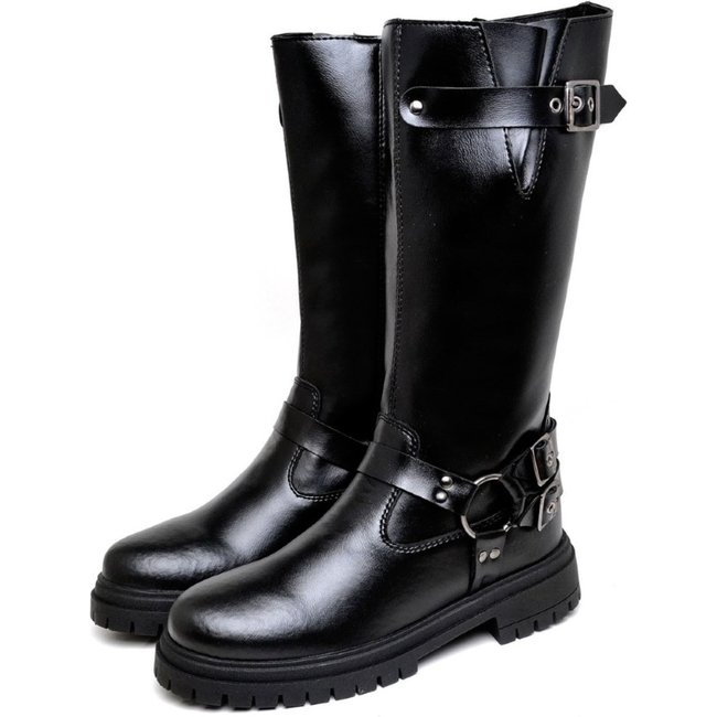 Bota Feminina Cano Alto DUBUY 1820FG Preto