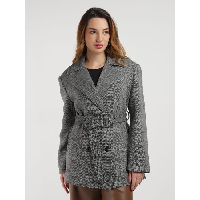 Casaco Longo Autentique Feminino CINZA