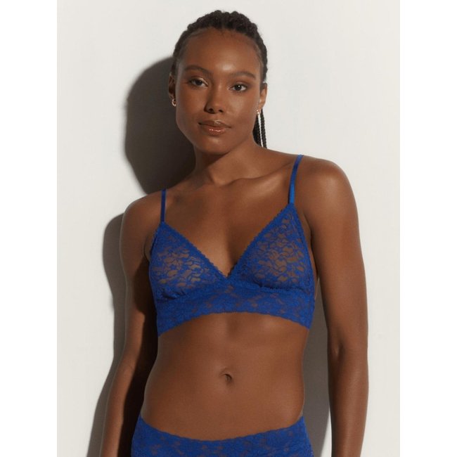 Sutiã Triângulo Renda Sweet Lace Azul Medio