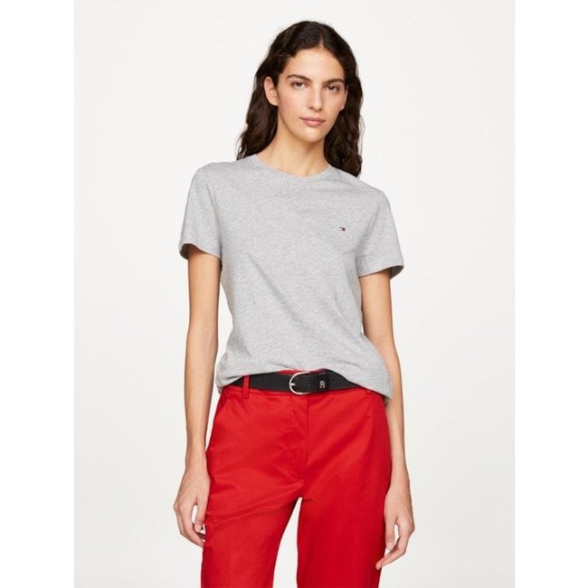 Camiseta Clássica Gola C Cinza