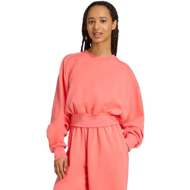 ALL SZN Moletom Largo Luxo Macio adidas Sportswear Rosa