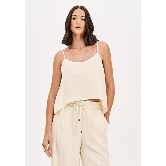 Blusa Curta De Alças Finas Com Aviamento Lança Perfume