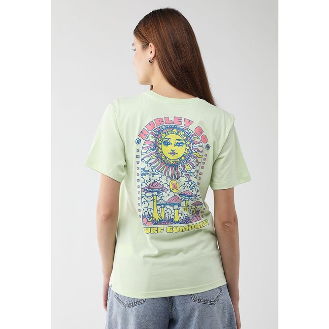 Camiseta Feminina Hurley Silk Sun Verde Claro