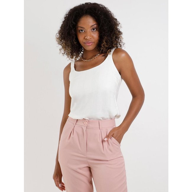 Blusa Regata Autentique Feminina Off white