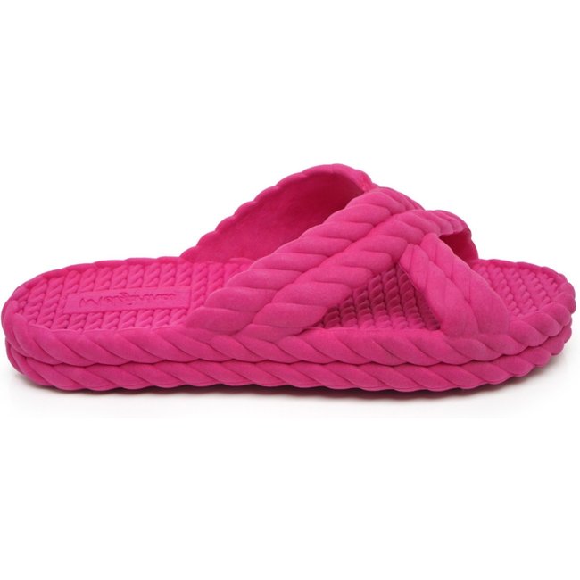Chinelo Revalis Conforto UltraSlide Trança Cruzado Rosa- Super Confortável e Estiloso