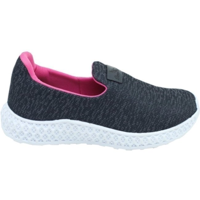 Tênis Feminino Sport Donna Santa Slip On Preto/Pink