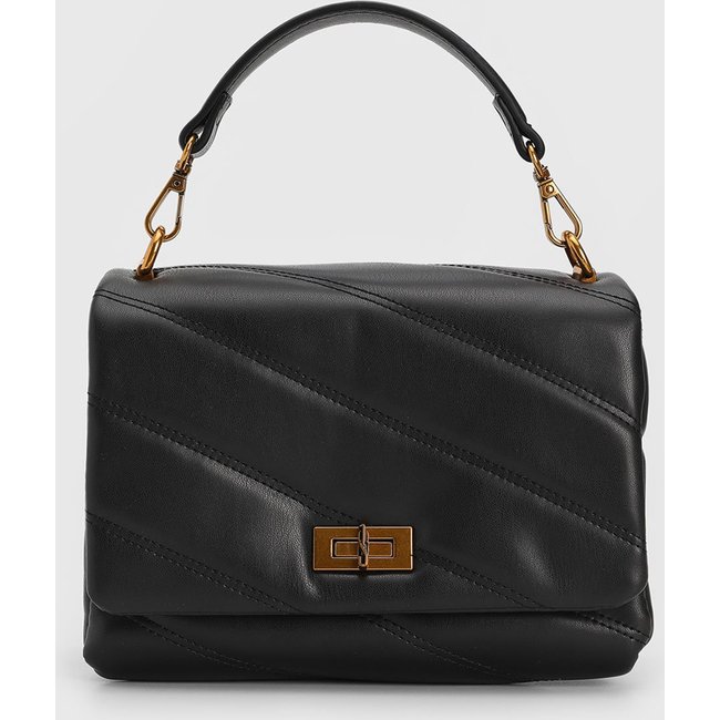 Bolsa Tiracolo Santa Lolla Alça Removivel Preta