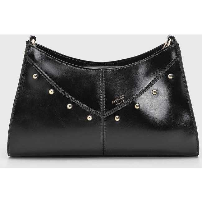 Bolsa Feminina Arezzo Tachas Preta