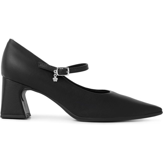 Scarpin Boneca Smurfs Salto Alto Preto
