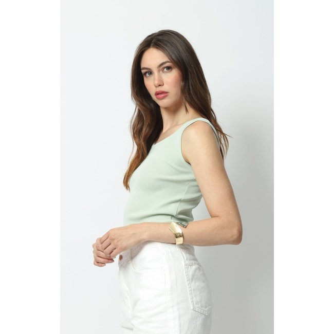 Regata Tricot Cropped Verde P Gazzy