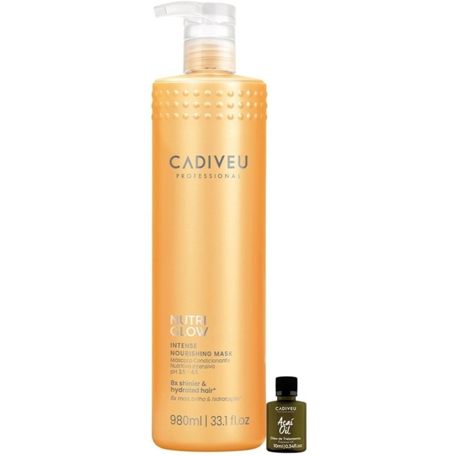 Kit Cadiveu Professional Nutri Glow Máscara G e Açaí Oil (2 produtos)