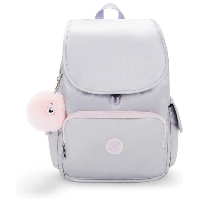 Mochila Kipling City Pack Silver Glow Met