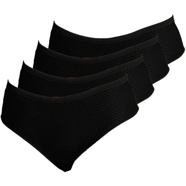 Kit com 4 Calcinhas Biquíni Dilady 203200 Preto