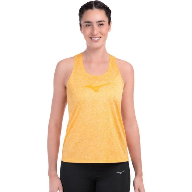 Regata Mizuno Spark Big Logo Feminina - Amarelo - mizuno