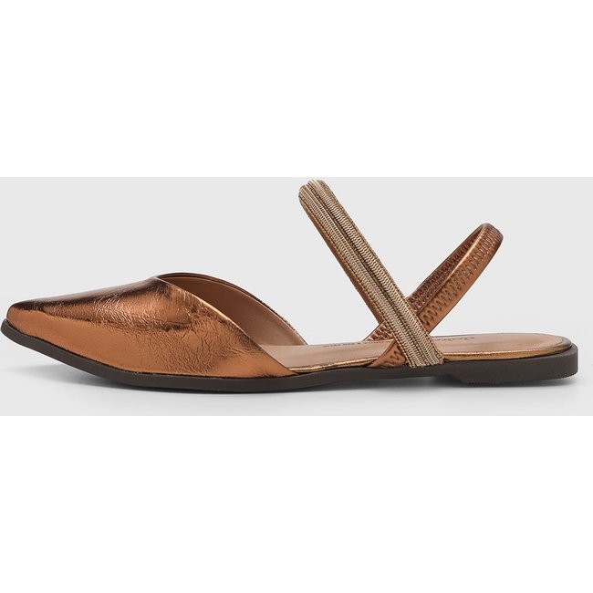 Sapatilha Feminina Dakota Tiras Bronze