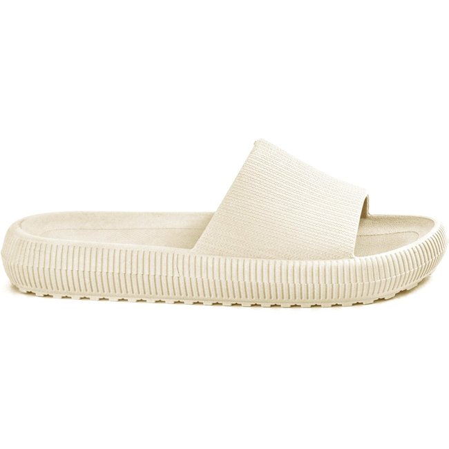 Chinelo Nuvem Ortopédico Feminino Anatômico Macio Off-White
