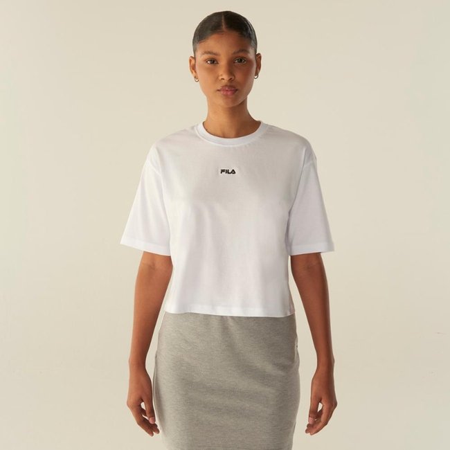 Camiseta Fila Cropped Comfort Classic Feminina Incolor