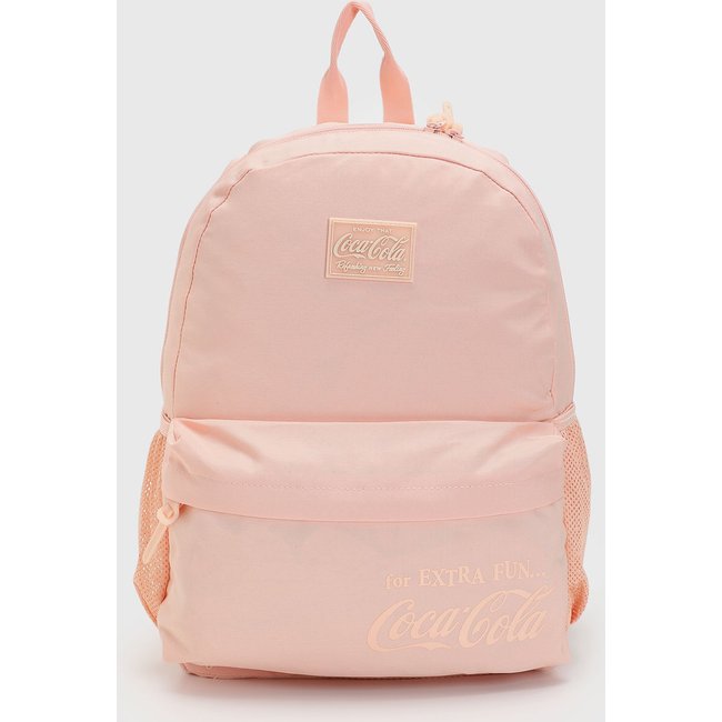 Mochila Feminina Coca Cola Logo Rosa