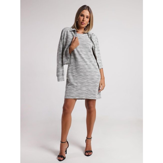Vestido Mini Autentique Feminino CINZA