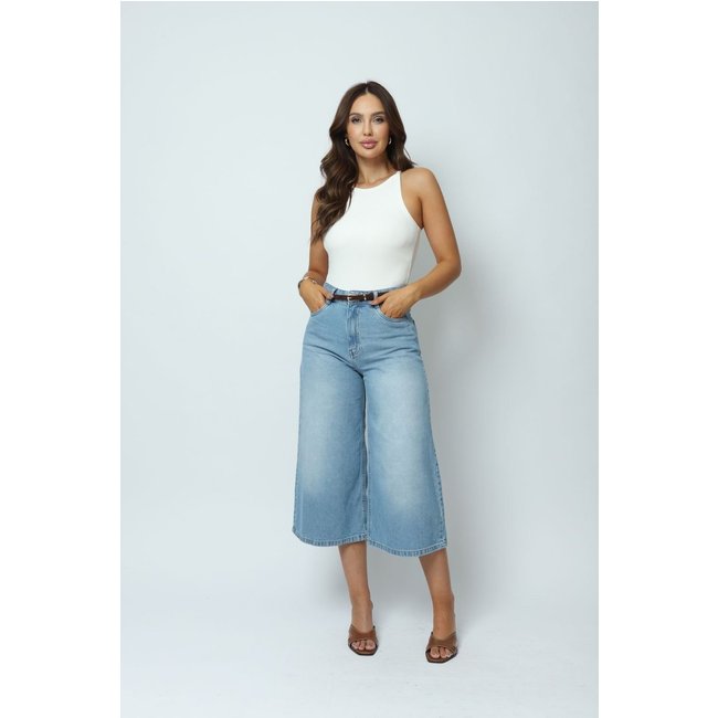 Calça Jeans Pantacourt 40 Gazzy