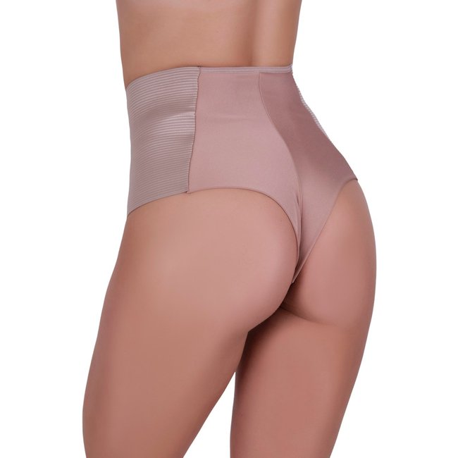 Calcinha Cinta Compressão Modeladora Fio Duplo Concept Lingerie Chocolate