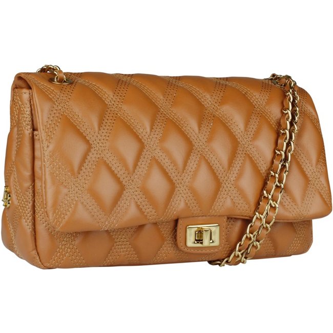 Bolsa Grande Antonella Linea Bella 5558 Aura Caramelo