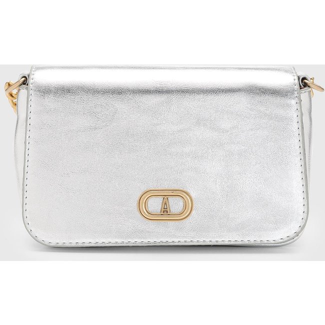 Bolsa Feminina Anacapri Metalizada Prata