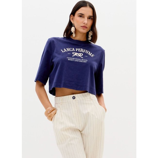 T-shirt Cropped Oversized Lança Perfume