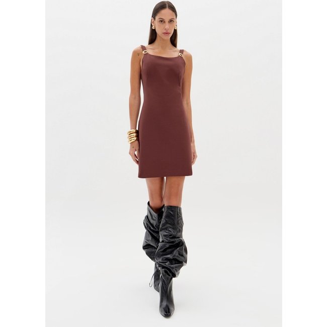 Vestido Curto Alças Com Passante Lança Perfume